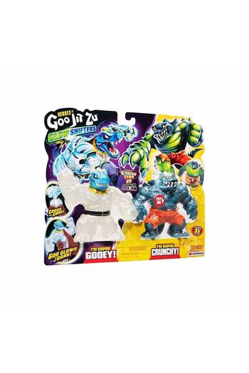 GIOCHI PREZIOSI Goojitzu Glowshifter 2 Pack Gjt40000 - Ultraglow Tyra Vs Shadowclaw Rock Jaw