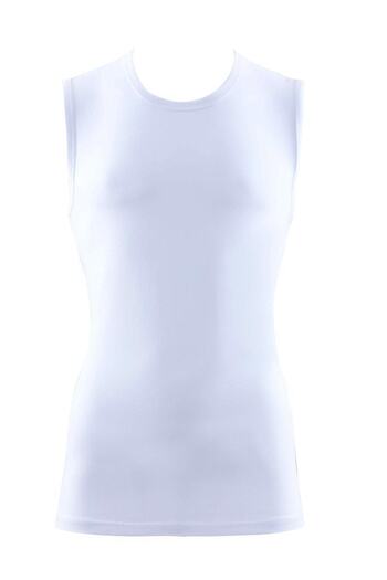 Blackspade Men's White Cotton Undershirt 9234
