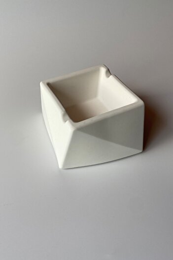 sin istanbul Asymmetric Ash Tray White