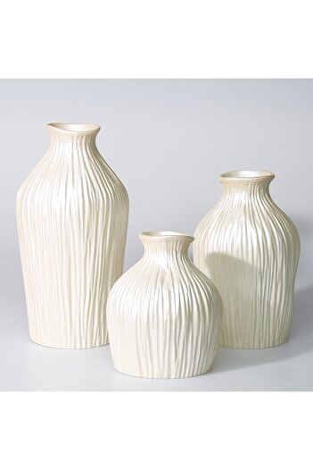 Selim Dublin Large Vase Pearl - Υψηλής σχεδίασης
