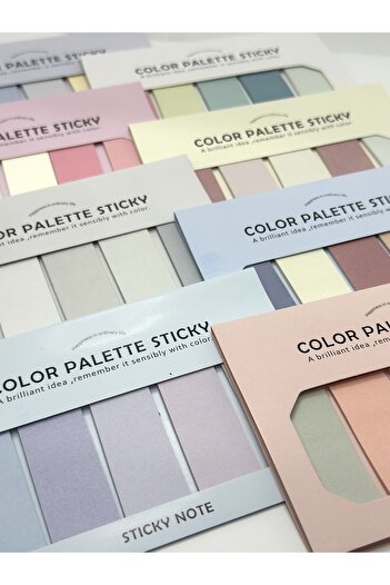 Padme studio Postit-sticky Notes-bloknot - 1 Adet(5’Lİ SÜTUN ŞEKLİNDEDİR)/random Olarak Gönderilecektir.