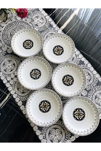 VENÜS HOME DECORATION Liva 6-Piece Round Snack and Jam Bowl