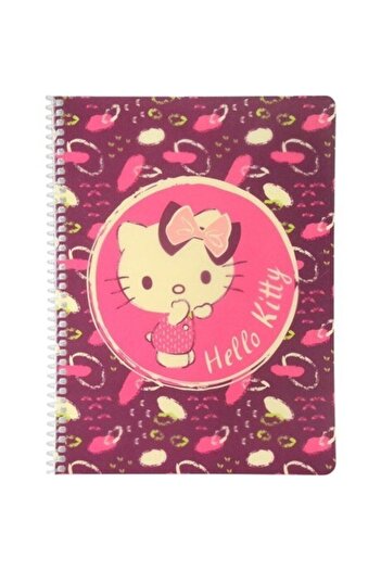 Mynote Hello Kitty 120 Sheets Spral Line Notebook