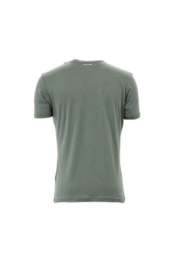 Giovane Gentile Μπλουζάκι με στάμπα Regular Fit Crew Neck Khaki