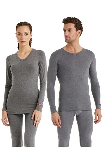 Blackspade Unisex Gray Thermal Underwear Level 2 1257