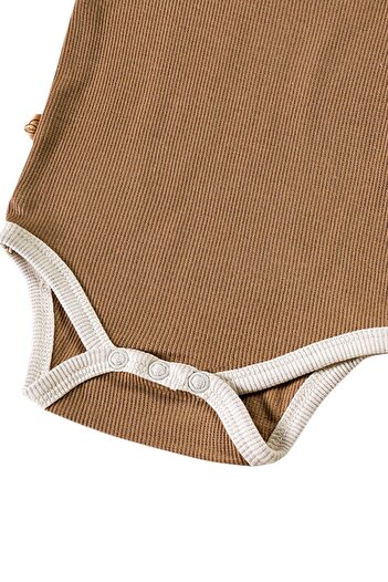 tinylamb Happy Moon Bebek Takımı 2 Parça Unisex Organik Pamuk Yenidoğan Zıbın Pantolon Alt Üst Hediye Seti