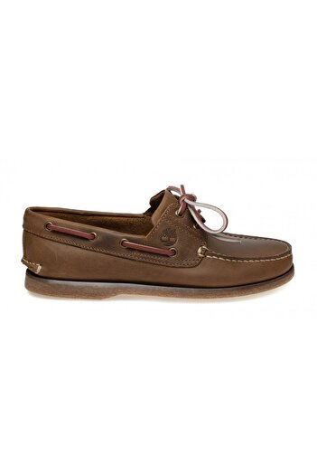 Timberland Tb025077 Classic Boat 2 Eye Shoes Brown Men's Shoes