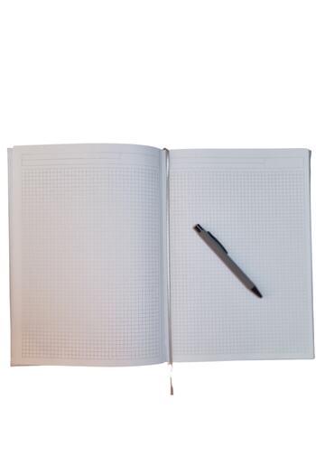 blume Acar Thermo Husă flexibilă din piele 21*30 cm 128 pagini 1.aluat 100 gr Caiet cu carouri Gri