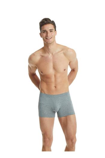 Blackspade Men's Gray Modal Elastane Boxer Silver 9310