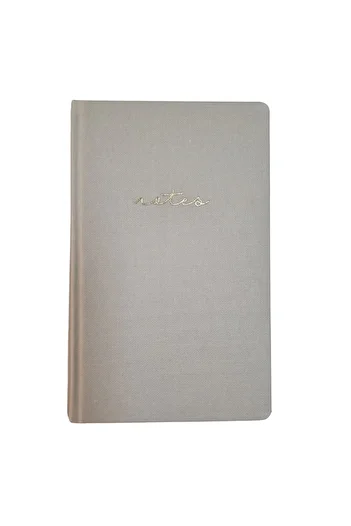 blume Acar Linen Hard Cover 13*21 Cm 240 Pages Dot Notebook