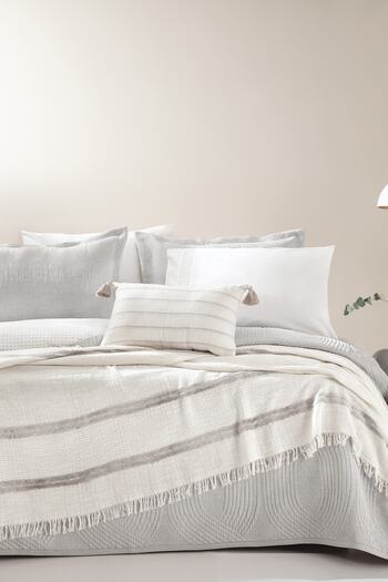 Yataş Nola Double Infinity Dowry Set - Gray