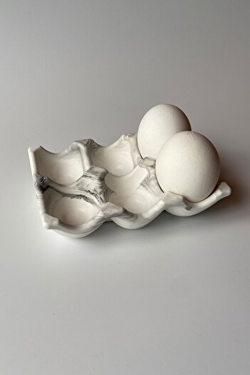 sin istanbul 6-Piece Egg Cup Marble Pattern