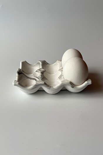 sin istanbul 6-Piece Egg Cup Marble Pattern