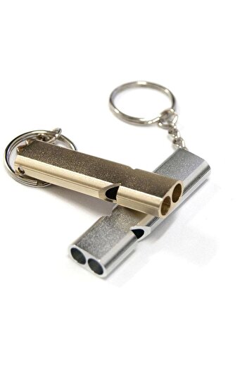 Buffer Survival Whistle S.o.s Keychain Aluminum Whistle Keychain Camping Hiking Accessory Tools