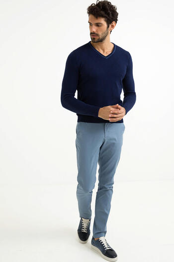 Pierre Cardin Men's Navy Blue Slim Fit Sweater G021GL0TK.000674259