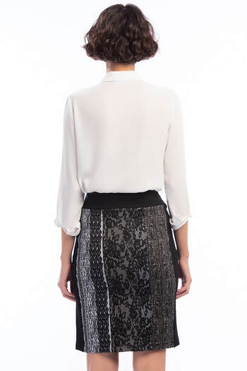Laranor Women's Patterned Skirt 19L6396
