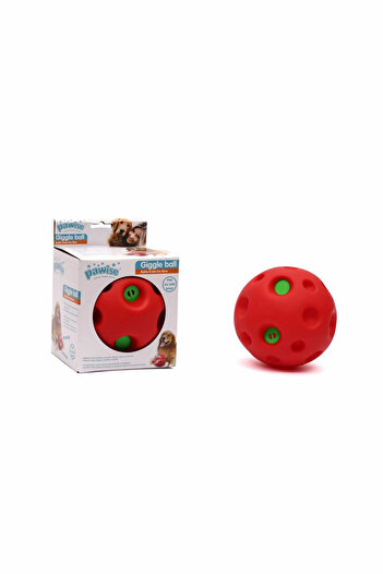 Pawise Sesli Sert Top 15 cm Köpek Oyuncağı 8886467545887