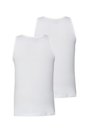 Blackspade Men's White Undershirt 2 Pack 9678