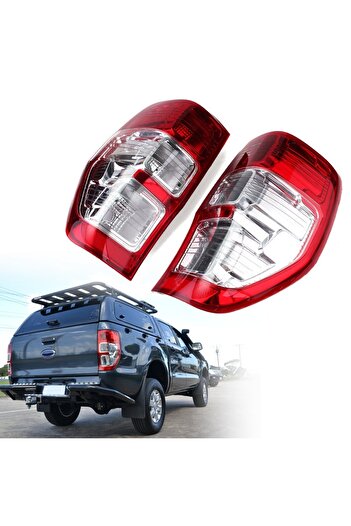 fkoto Ranger Rear Tail Light Right-Left Suit Fogless 2012- White Background