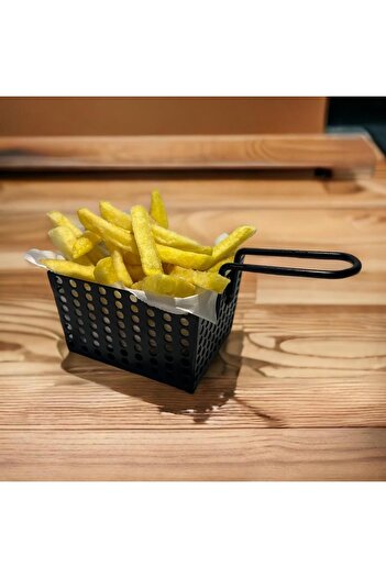 decorelax Mini Potato Holder, Fruit Basket, French Fry Presentation Basket, Cafe, Restaurant Burger Presentation, Cypress