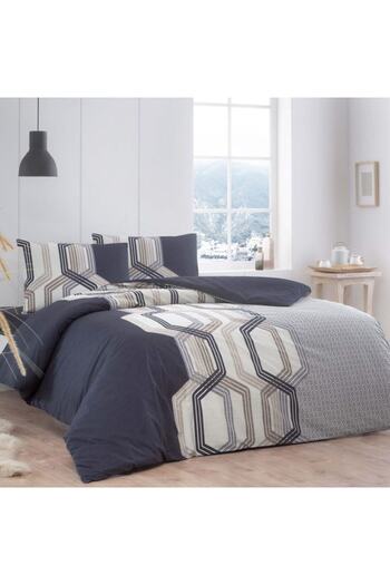 Taç Vesper Brown Double Duvet Cover Set