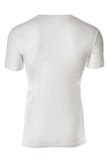 NOVILA Herren T-Shirt - V-Ausschnitt, Stretch Cotton, Fein-Single-Jersey