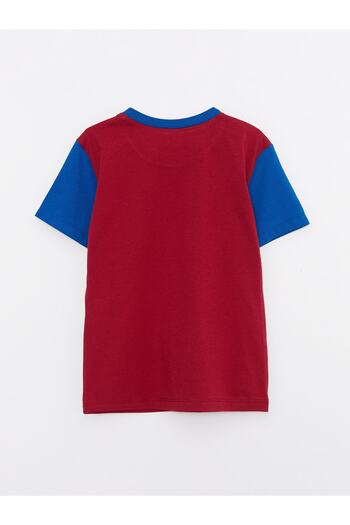 LC Waikiki Crew Neck Short Sleeve Trabzon Printed Baby Boy T-Shirt