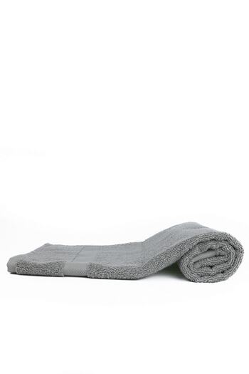 Taka Fabrics Хвиля 100% бавовняний банний рушник Розмір 70x140 см, темно-сірий