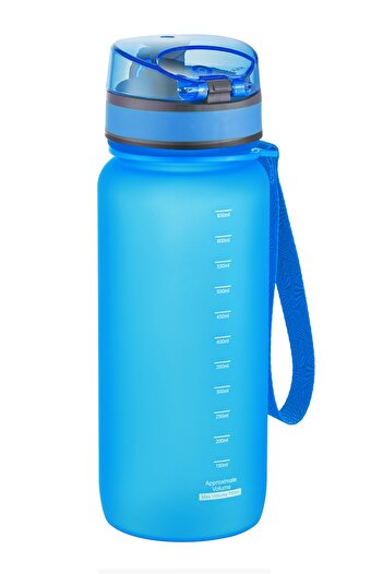 Uzspace 650ml Yeni Koleksyion Tritan Su Matarası 650 ml Mavi