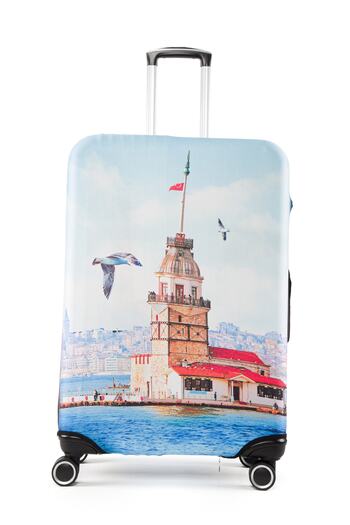 BAGzy Maiden's Tower Large Size Luggage Cover