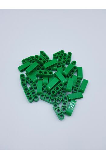LEGO إكسسوار أصلي من Technic Moc مخصص ليفتارم 1 × 3 سميك - أخضر 4 قطع سيتم إرسالها