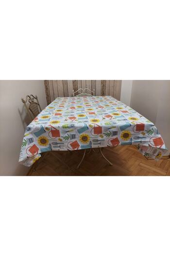 gonk Rectangular Duck (LIQUID PUSHER, SPOT-PROOF) Fabric, Dining Table Cloth