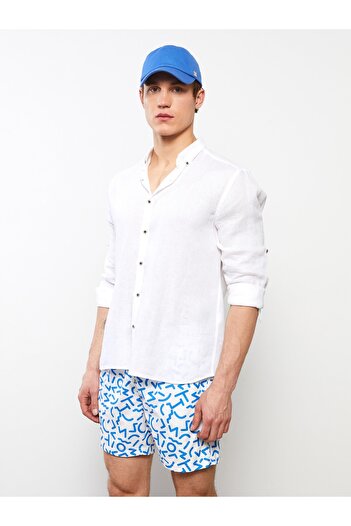 LC Waikiki Knee-Length Patterned Men's Swim Shorts