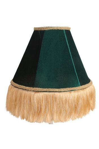 Dekovien Hürrem Lampshade Vintage Gold Fringe - Crystal Base, Abd04226