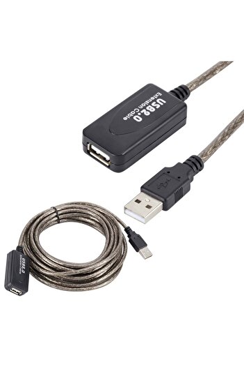 Triline 10 Metre Usb2.0 Sinyal Güçlendirici Profesyonel Çipli Usb Extension Uzatma Kablosu