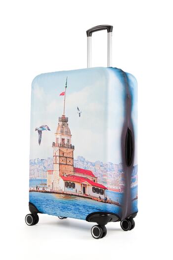 BAGzy Maiden's Tower Large Size Luggage Cover