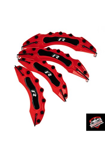 LifeTime R Brake Caliper Cover 4 Pieces R Red