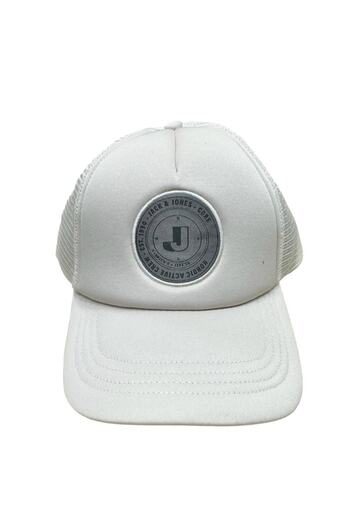 Jack & Jones Jack Jones Vıbes Trucker Cap Чоловіча біла кепка 12235601-01