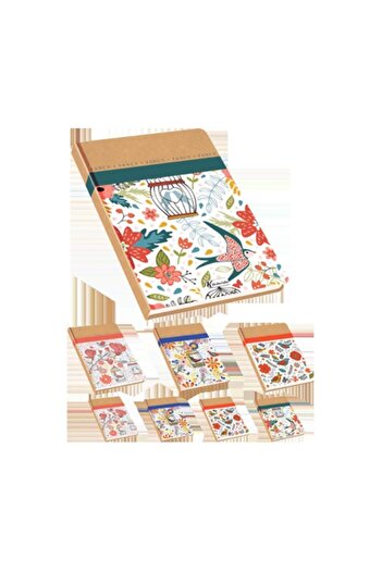 Keskin Funky Hardcover Notebook 12X17 Cm 160 Sheets Striped411771-99