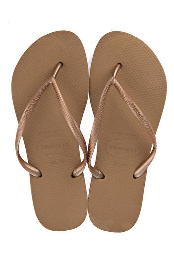 Havaianas Women's Milk Brown Slim Slippers4000030-3581