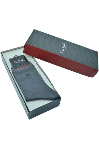 Pierre Cardin Gray Bamboo Men's Socks Set of 6 - 853
