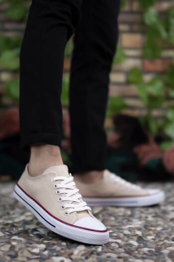 Riccon Beige Unisex Sneakers0012101