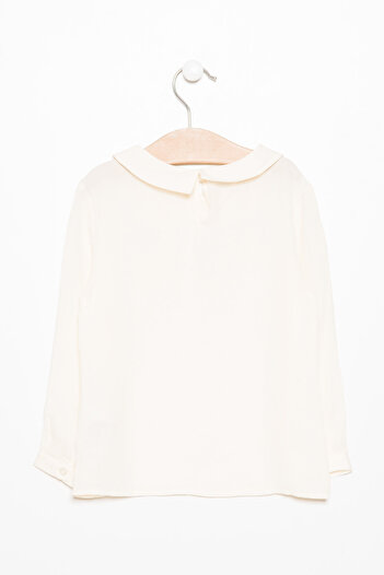 Koton Ecru Girl's Blouse