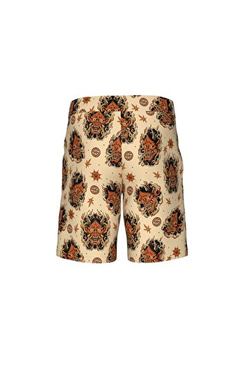 Shout Japanese Oni Mask Unisex Beige Short