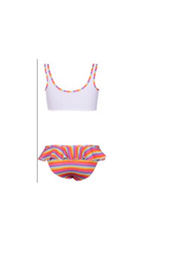 Kom Unicorn Patterned Girl's Bikini Set - Ruffled