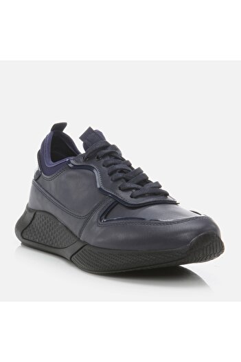 Yaya by Hotiç Navy Blue Men's Sneakers 02AYY252390A680