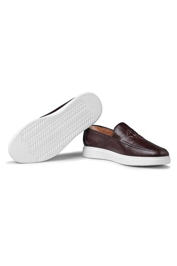 Ducavelli Stamped Hakiki Deri Erkek Günlük Ayakkabı, Loafer Ayakkabı, Hafif Ayakkabı, Yazlık Ayakkabı