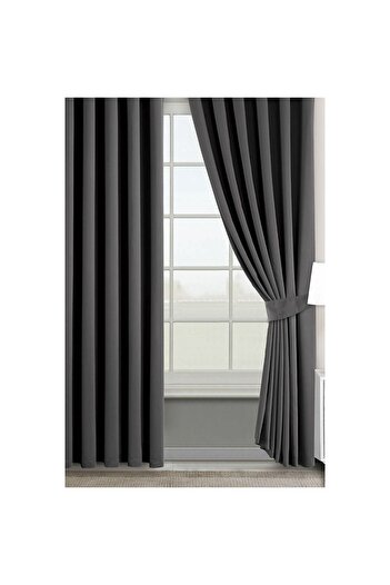 Karesi Blackout Darkening Sunshade Background Curtain Without Pleat (single Wing)