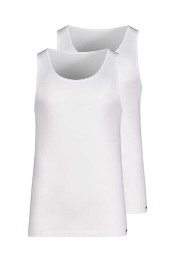 Skiny Herren Tank Top, 2er Pack - Cotton Advantage, Unterhemd, ärmellos, Stretch Cotton