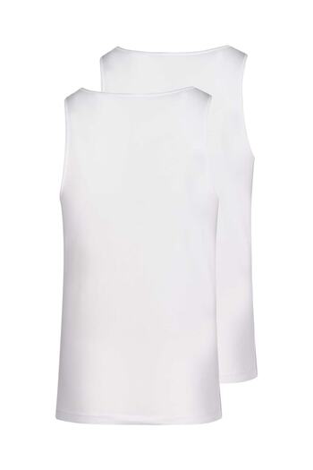 Skiny Herren Tank Top, 2er Pack - Cotton Advantage, Unterhemd, ärmellos, Stretch Cotton